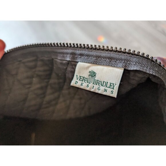 Vera Bradley Large Quilted Floral Tote Bag With Zipper Closure & Dual Handles - Picture 5 of 8